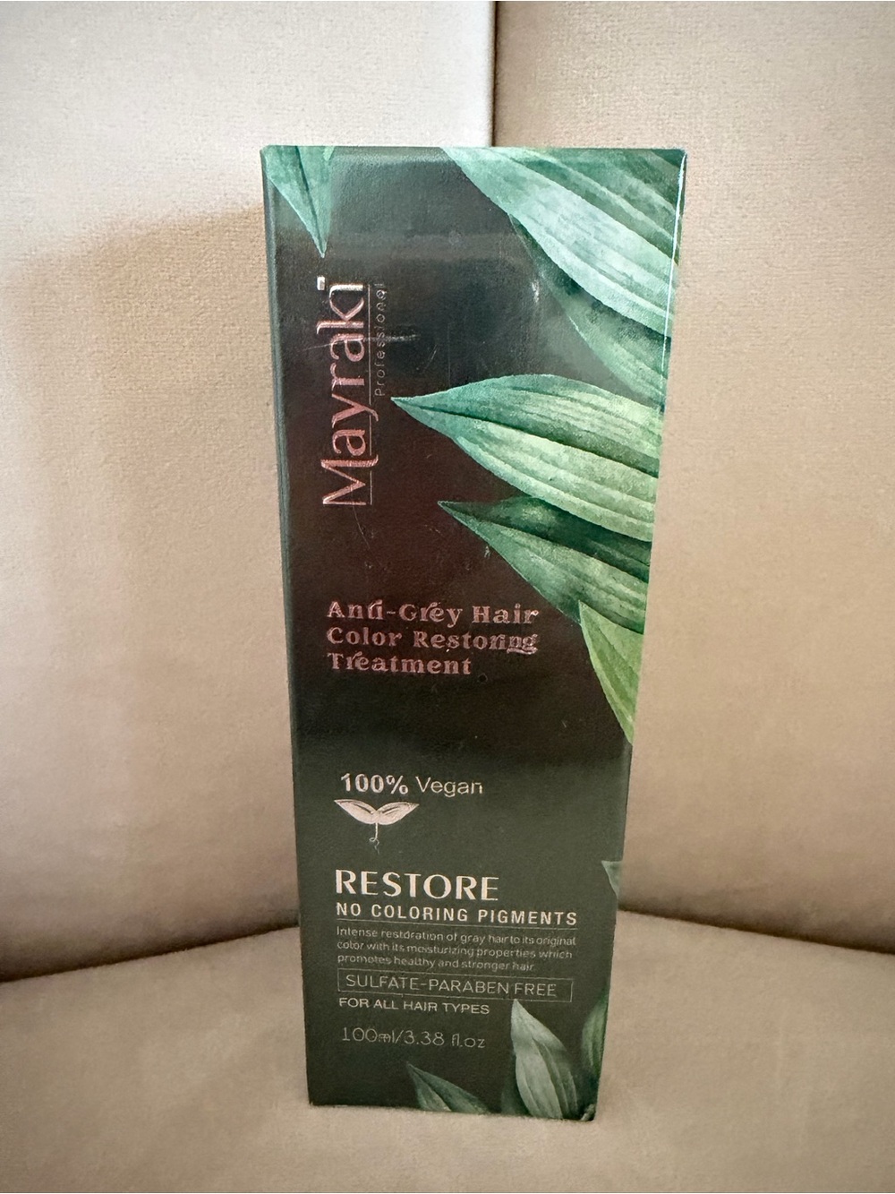 Mayraki Restore Anti-Grey Hair Color Restoring Treatment Daily Hair Care NWT